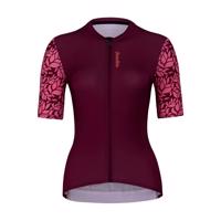 HOLOKOLO Cyklistický dres s krátkým rukávem - GLORIOUS ELITE LADY - růžová/fialová 2XL