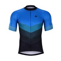 HOLOKOLO Cyklistický dres s krátkým rukávem - NEW NEUTRAL - černá/modrá