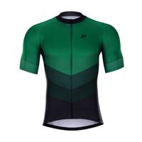 HOLOKOLO Cyklistický dres s krátkým rukávem - NEW NEUTRAL - černá/zelená XS