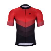 HOLOKOLO Cyklistický dres s krátkým rukávem - NEW NEUTRAL - červená/černá S