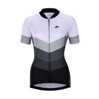 HOLOKOLO Cyklistický dres s krátkým rukávem - NEW NEUTRAL LADY - černá/bílá