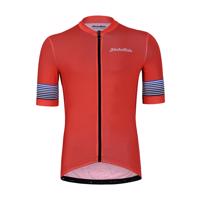 HOLOKOLO Cyklistický dres s krátkým rukávem - RAINBOW - červená M