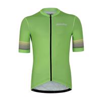 HOLOKOLO Cyklistický dres s krátkým rukávem - RAINBOW - zelená