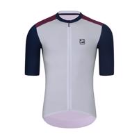 HOLOKOLO Cyklistický dres s krátkým rukávem - TECHNICAL  - bordó/šedá 2XL