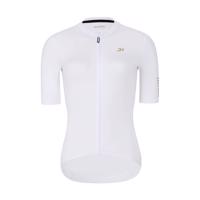 HOLOKOLO Cyklistický dres s krátkým rukávem - VICTORIOUS GOLD LADY - bílá XL