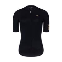 HOLOKOLO Cyklistický dres s krátkým rukávem - VICTORIOUS GOLD LADY - černá L