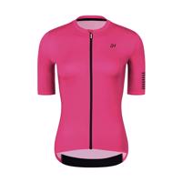 HOLOKOLO Cyklistický dres s krátkým rukávem - VICTORIOUS LADY - růžová S