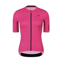HOLOKOLO Cyklistický dres s krátkým rukávem - VICTORIOUS LADY - růžová