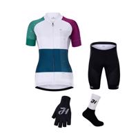 HOLOKOLO Cyklistický mega set - ENGRAVE LADY - fialová/modrá/černá/bílá