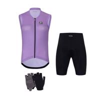 HOLOKOLO Cyklistický mega set - PURE LADY - černá/fialová