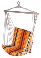 Houpací síť k sezení Cattara Hammock Chair červeno-oranžová