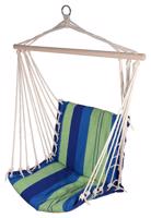 Houpací síť k sezení Cattara Hammock Chair modro-zelená