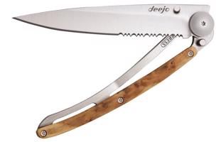 Kapesní nůž Deejo 1CB502 One hand collection, titan, juniper wood