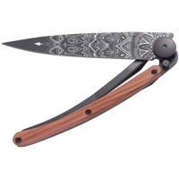 Kapesní nůž Deejo 1GB125 Tattoo mandala, black, 37g, coralwood