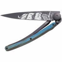 Kapesní nůž Deejo 1GB159 Tattoo 37g, Blue Beech, Corsair