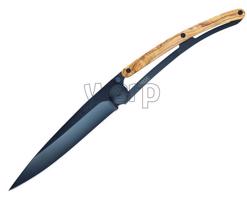 Kapesní nůž Deejo 9GB001 olive wood 27g, black