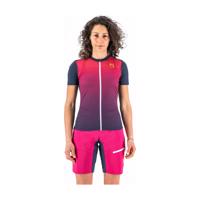 KARPOS Cyklistický dres s krátkým rukávem - VERVE EVO - růžová/šedá M