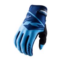 KENNY Cyklistické rukavice dlouhoprsté - GLOVES BRAVE - modrá S