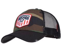 Kšiltovka Era Trucker US Flag PENTAGON® US woodland