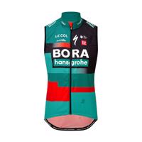 LE COL Cyklistická vesta - BORA HANSGROHE 2023 REPLICA SPORT - černá/zelená/červená L