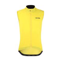 LE COL Cyklistická vesta - SPORT GILET II - žlutá 2XL