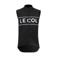 LE COL Cyklistická vesta - SPORT LOGO GILET - bílá/černá M