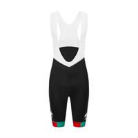 LE COL Cyklistické kalhoty krátké s laclem - BORA HANSGROHE 2023 REPLICA SPORT - černá L