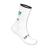 LE COL Cyklistické ponožky klasické - BORA HANSGROHE 2023 - bílá S-M