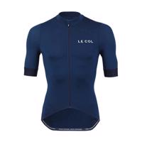 LE COL Cyklistický dres s krátkým rukávem - PRO JERSEY II - modrá XL