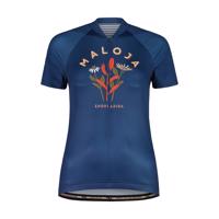 MALOJA Cyklistický dres s krátkým rukávem - GANESM. 1/2 LADY - modrá XS