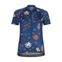 MALOJA Cyklistický dres s krátkým rukávem - GANESM. AOP 1/2 LADY - modrá