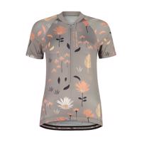 MALOJA Cyklistický dres s krátkým rukávem - GANESM. AOP 1/2 LADY - šedá XL