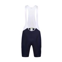 MONTON Cyklistické kalhoty krátké s laclem - SKULL LADY - modrá XL