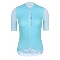 MONTON Cyklistický dres s krátkým rukávem - CHECHEN LADY - světle modrá M