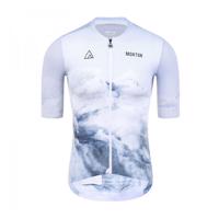 MONTON Cyklistický dres s krátkým rukávem - ICEBERG  - šedá/bílá XL