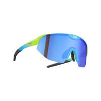 NEON Cyklistické brýle - FLAME - žlutá/modrá