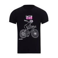 NU. BY HOLOKOLO Cyklistické triko s krátkým rukávem - ICON LADY - černá XS