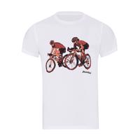 NU. BY HOLOKOLO Cyklistické triko s krátkým rukávem - JUST US - bílá XS