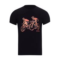 NU. BY HOLOKOLO Cyklistické triko s krátkým rukávem - JUST US - černá