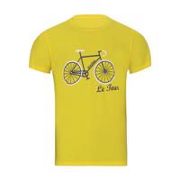 NU. BY HOLOKOLO Cyklistické triko s krátkým rukávem - LE TOUR LEMON II. - žlutá M