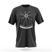 NU. BY HOLOKOLO Cyklistické triko s krátkým rukávem - RIDE THIS WAY - vícebarevná/černá S