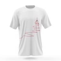 NU. BY HOLOKOLO Cyklistické triko s krátkým rukávem - UP & NEVER STOP - červená/bílá 3XL
