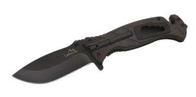 Nůž zavírací Cattara BLACK BLADE s pojistkou 21,7cm