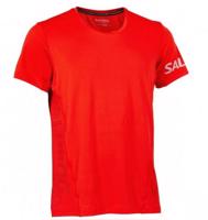 Pánské triko Salming Laser Tee Men Fiery Red