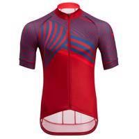 Pánský cyklistický dres Silvini Chiani MD1418 merlot/ocean