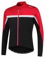 Pánský hřejivý cyklistický dres Rogelli Course černo-červeno-bílý ROG351005