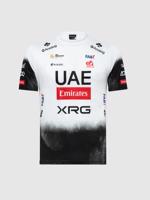 PISSEI Cyklistické triko s krátkým rukávem - UAE TEAM EMIRATES 2025  - bílá/černá XL