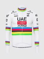 PISSEI Cyklistický dres s dlouhým rukávem letní - TADEJ POGACAR WORLD CHAMP REPLICA - bílá