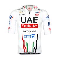 PISSEI Cyklistický dres s krátkým rukávem - UAE TEAM EMIRATES OFFICIAL 2024 - červená/černá/bílá 2XL
