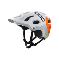 POC Cyklistická přilba - TECTAL RACE MIPS NFC - bílá/oranžová (51–54 cm)